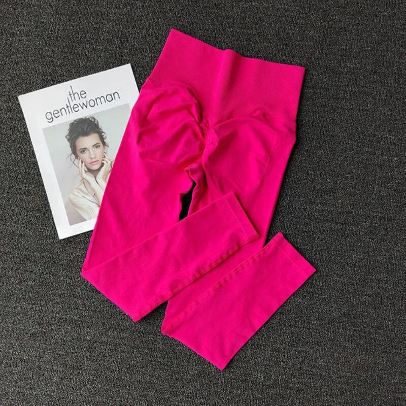 Seamless High-Waist Scrunch Butt Leggings
