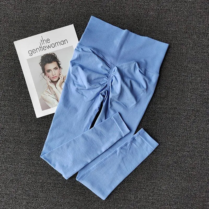 Seamless High-Waist Scrunch Butt Leggings