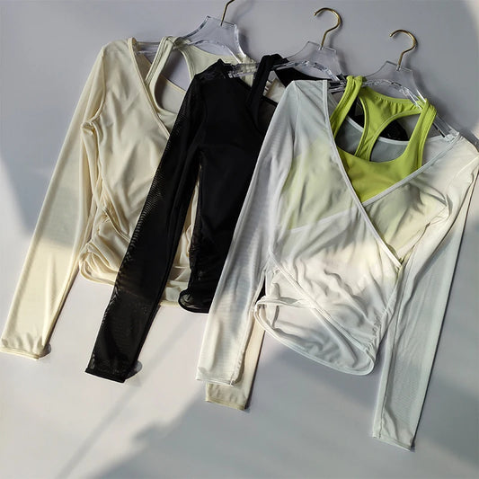 Sexy Mesh Slimming Yoga Set