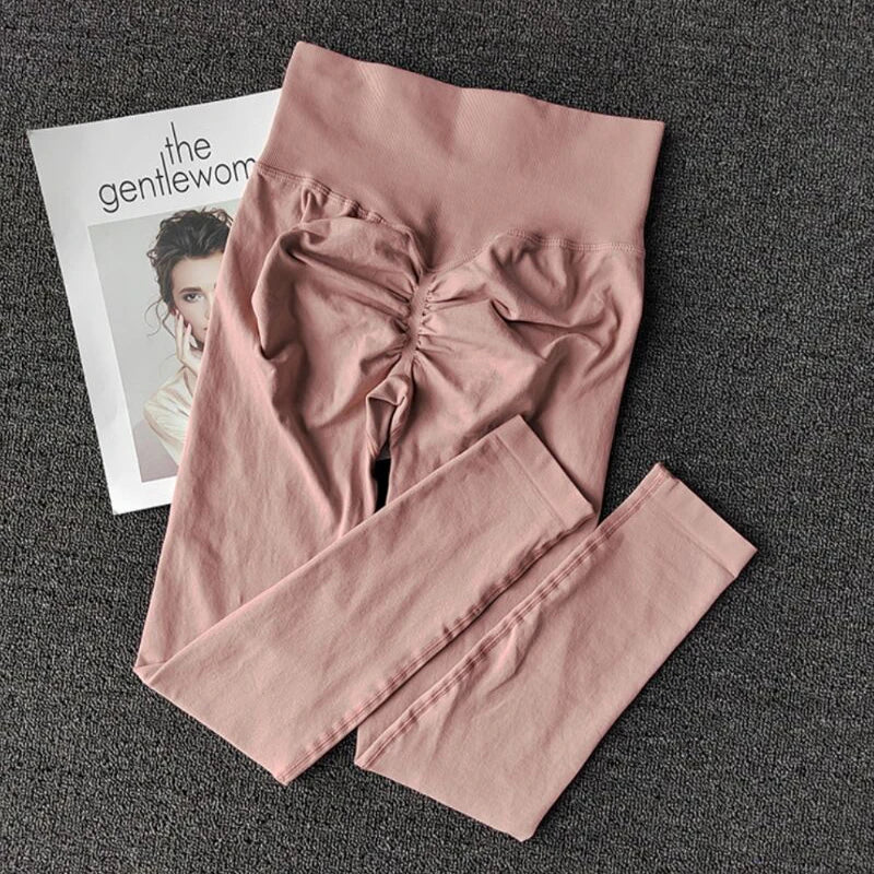 Seamless High-Waist Scrunch Butt Leggings