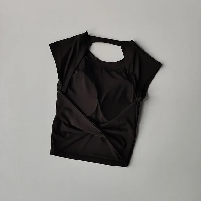Detailed backless top