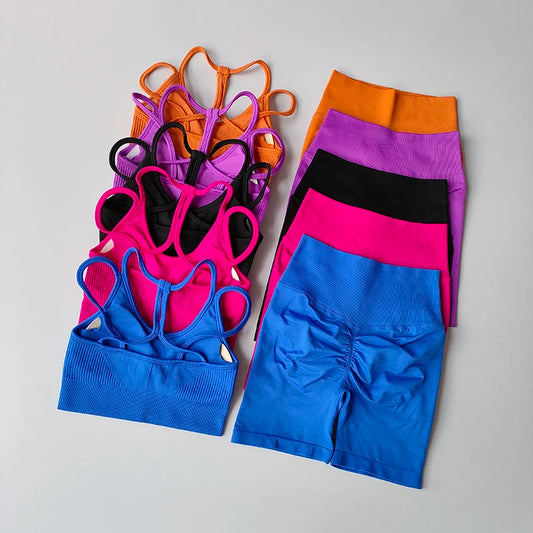 Peach-Lift High-Waist Sports & Shockproof Bra