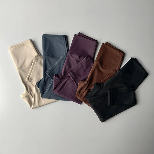 Velvet High-Waisted Sports Leggings