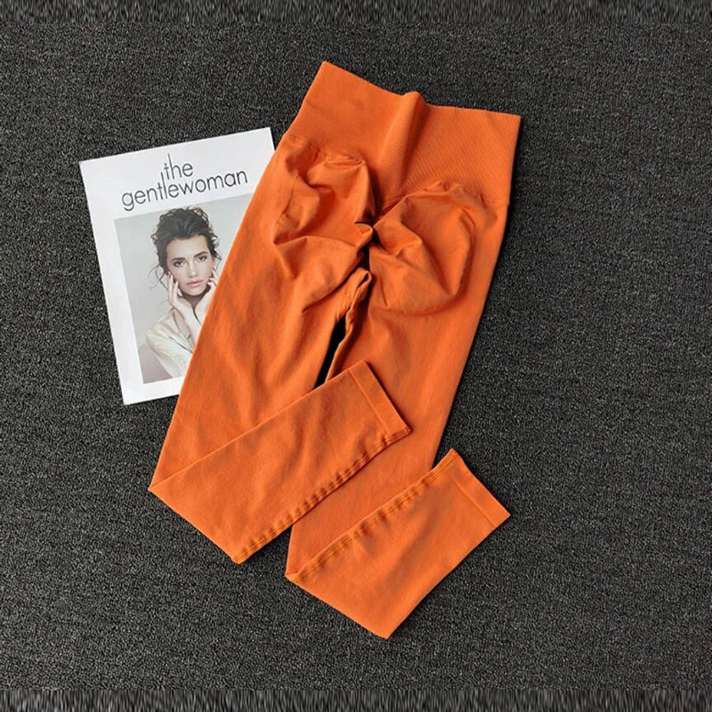 Seamless High-Waist Scrunch Butt Leggings