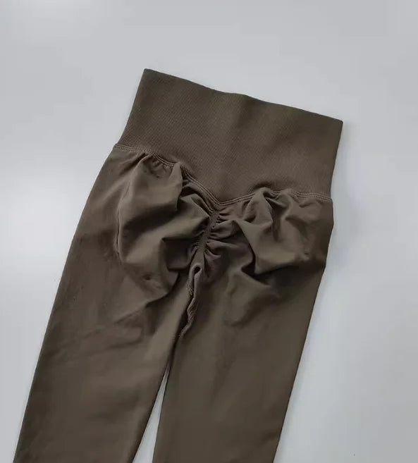 Seamless High-Waist Scrunch Butt Leggings