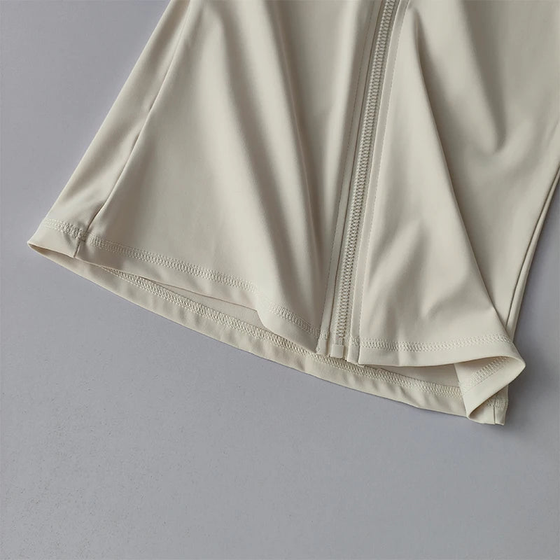 High-End Standing Collar Yoga Jacket