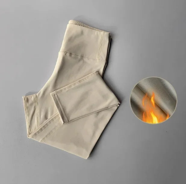 Velvet High-Waisted Sports Leggings