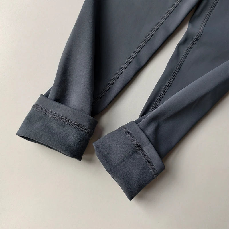Velvet High-Waisted Sports Leggings